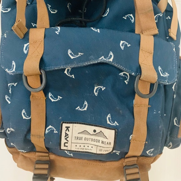 Kavu fish print backpack - Picture 3 of 4